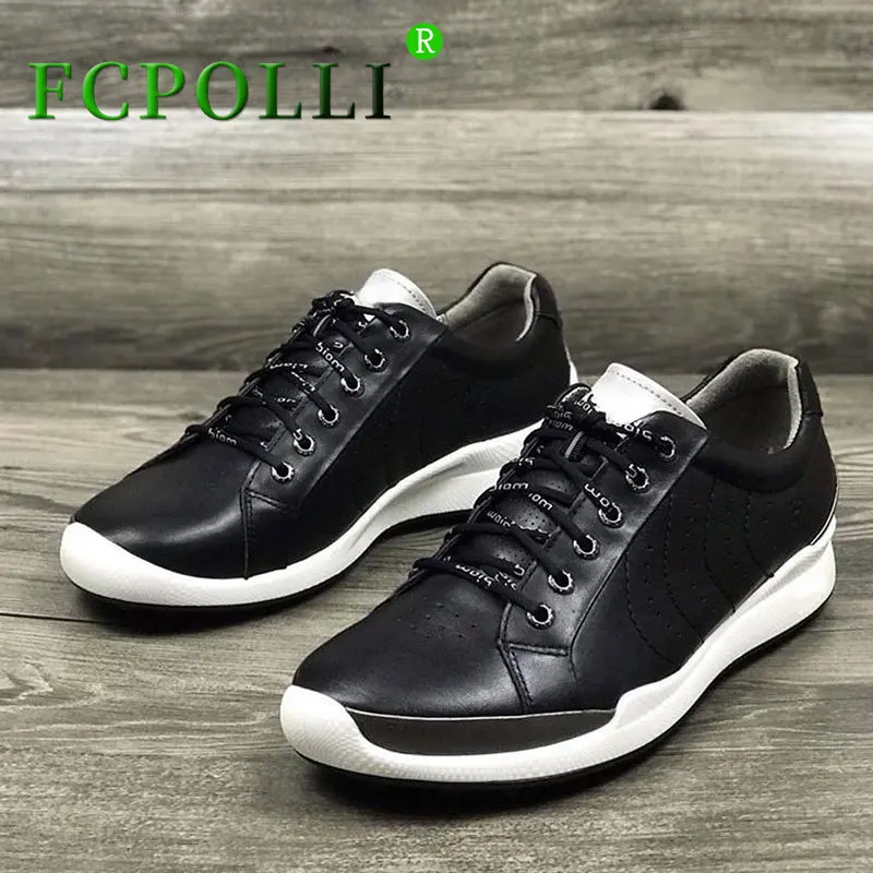 Fcpolli Golf Shoes for Men Luxury Brand Golf Training Man Genuine Leather Gym Sneakers Mens Comfortable Athletic Men Shoe