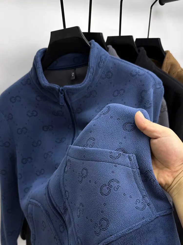 Мужской кардиган из искусственного меха