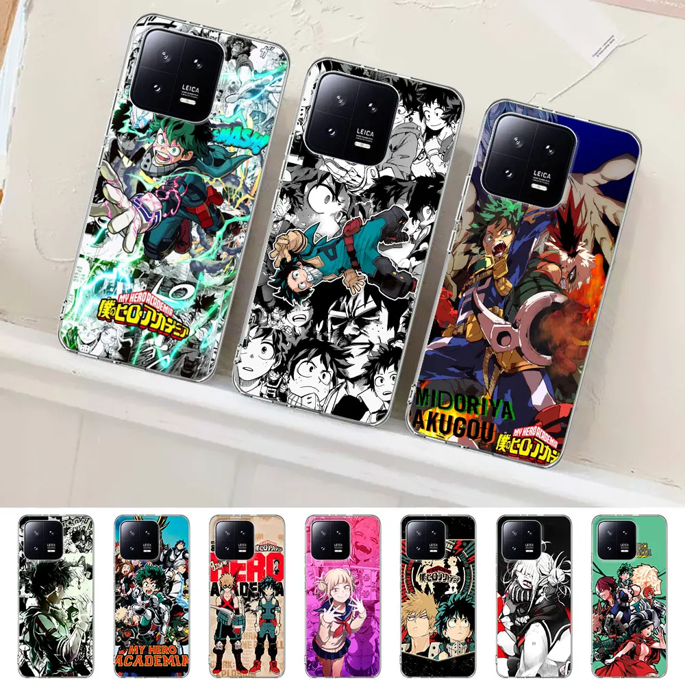 

My Hero Academia Toga Himiko Case for Xiaomi Mi 13 11T 11 Ultra Note 10 9T 10T Pro 12 9 A2 8 Lite 11i 12T Clear TPU Phone Cover