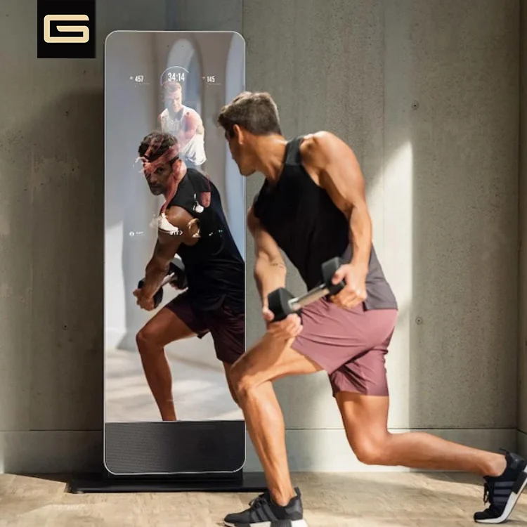 

Metafit Fast delivery 43 inches Whole body mirror mirrorfitness for Gym