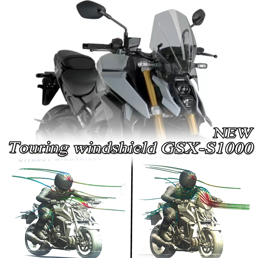 

Motorcycle Windshield Windshield Deflector Fairing For Suzuki GSX-S1000 GSX S1000 gsx s1000 2021 2022 2023