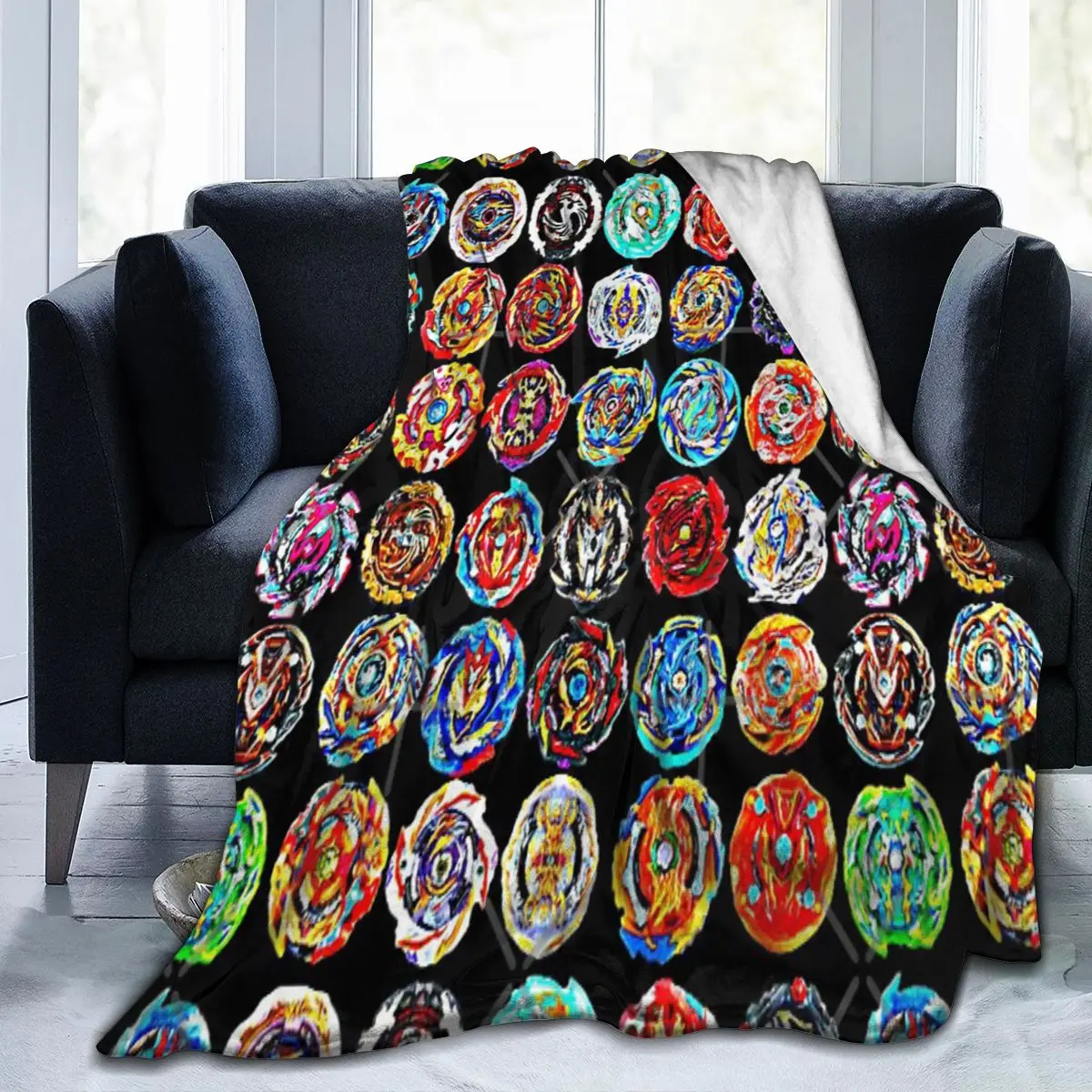 

Beyblade Burst одеяло, одеяло для лица, популярное портативное одеяло в подарок на день рождения, настраиваемое