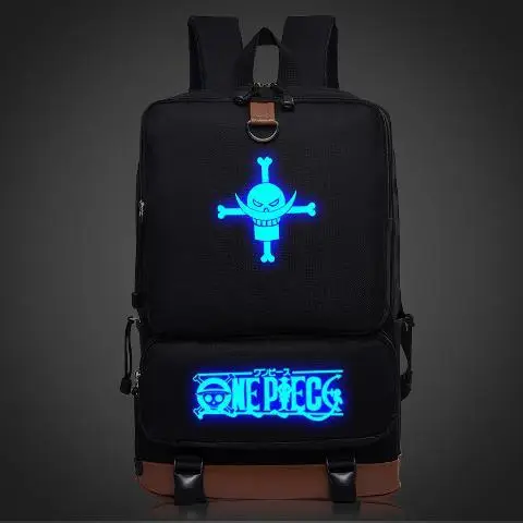 

One Piece Schoolbag Animation Peripheral Male and Female Students Luminous Two-dimensional Backpack Beautiful Fashion