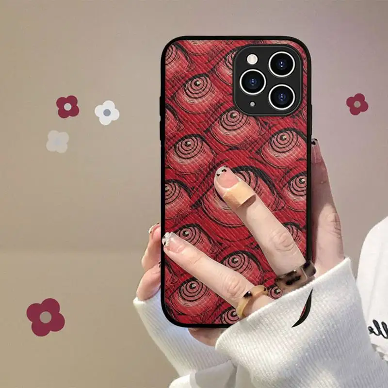 Scary Eyes Phone Case Hard Leather Case for iPhone 11 12 13 Mini Pro Max 8 7 Plus SE 2020 X XR XS Coque