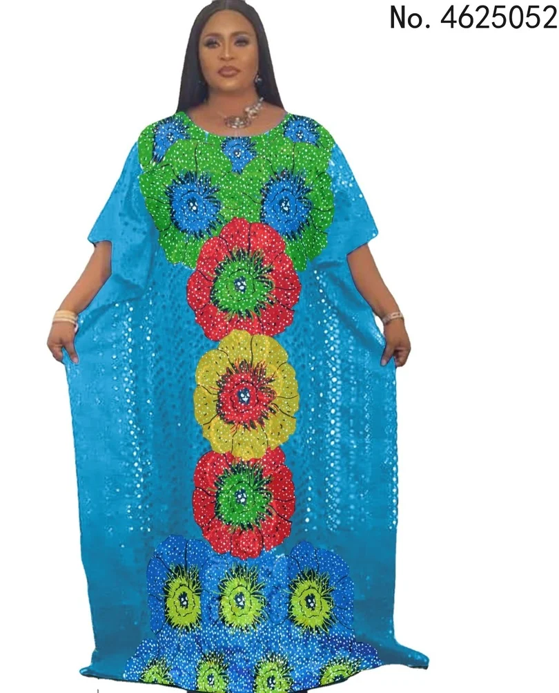 

Платье женское длинное ажурное в африканском стиле, 2022