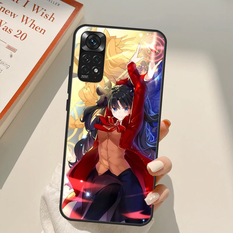 Чехол Fate Zero Tohsaka Rin для Xiaomi Redmi Note 10 8 9 11 Pro 8T 9S 10S 11S 10C 9C 9A 9T K50 K40 Gaming |