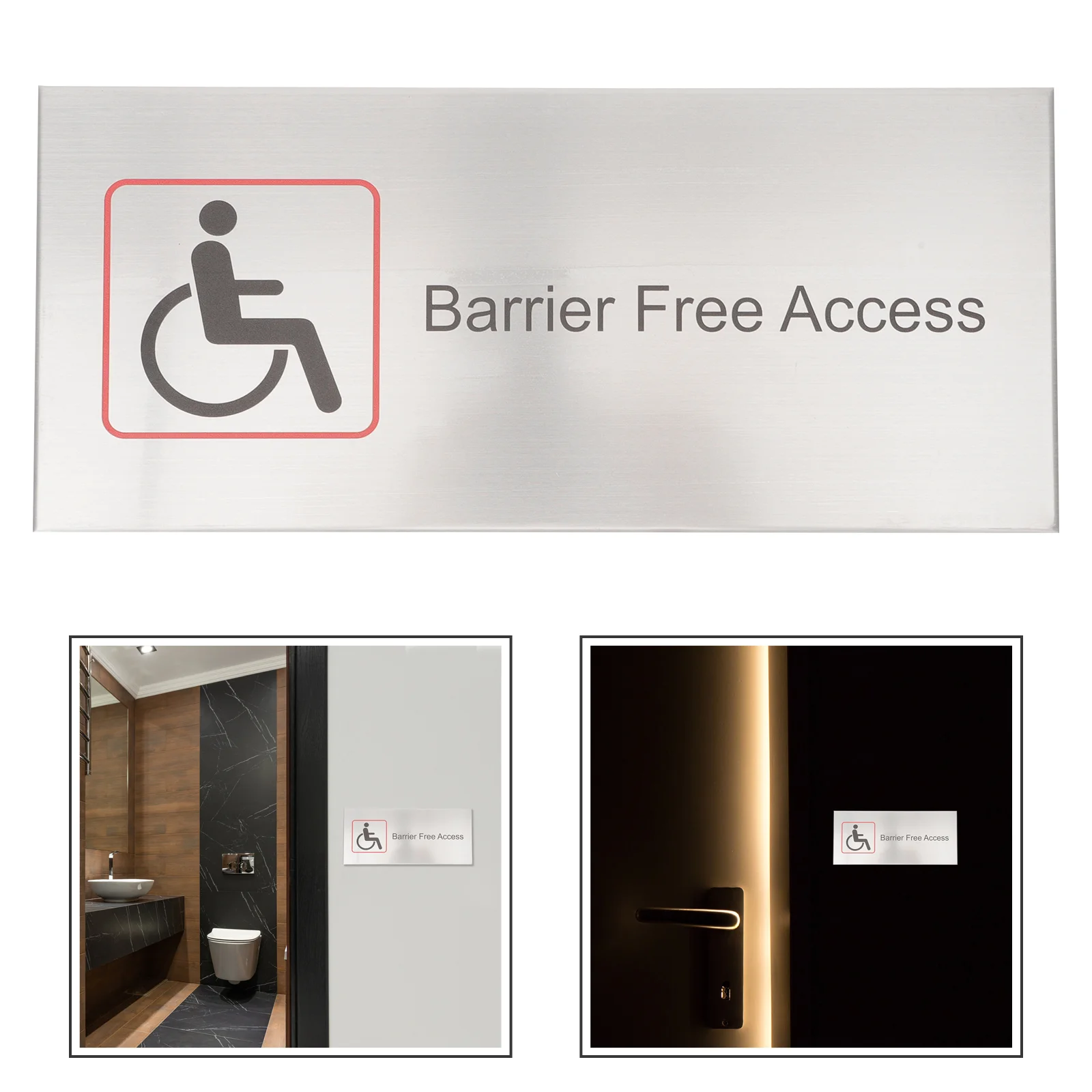 

Heavy Duty Stainless Steel Sign Handicap Symbol Sign Wheelchair Symbol Board