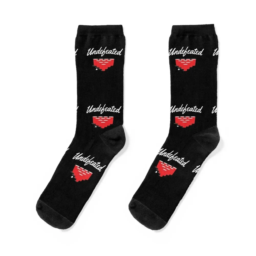 Beer Pong - Undefeated Socks МОДНЫЕ мужские нескользящие носки женские