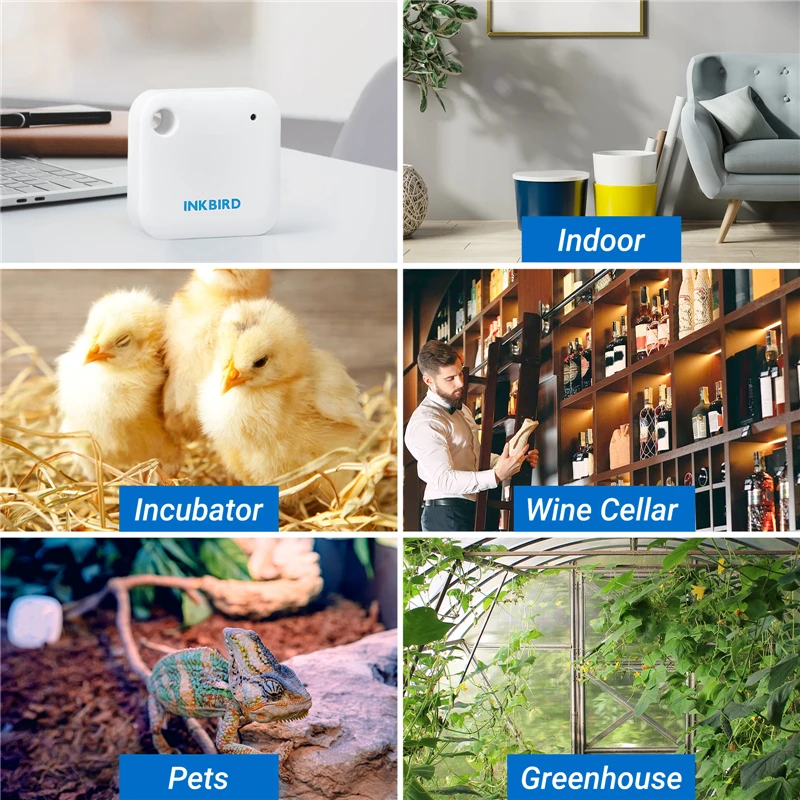 Wi-Fi Термометр-Гигрометр INKBIRD IBS-TH3 умный датчик температуры и влажности 2-в-1 с