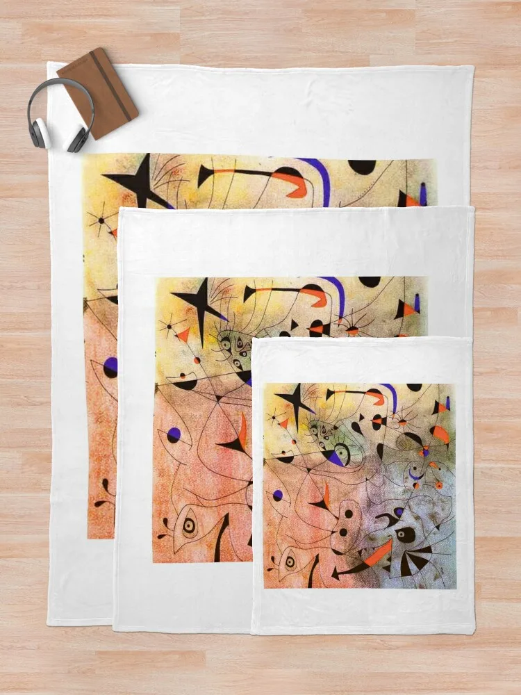 Джоан Миро Кубизм и абстрактное искусство Плед Диван Летнее постельное белье