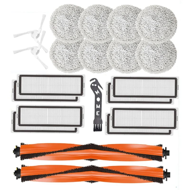 

For Xiaomi Mijia Pro STYTJ06ZHM Robot Vacuum Cleaner HEPA Filter Main Side Brush Mop Cloth Accessories Kit
