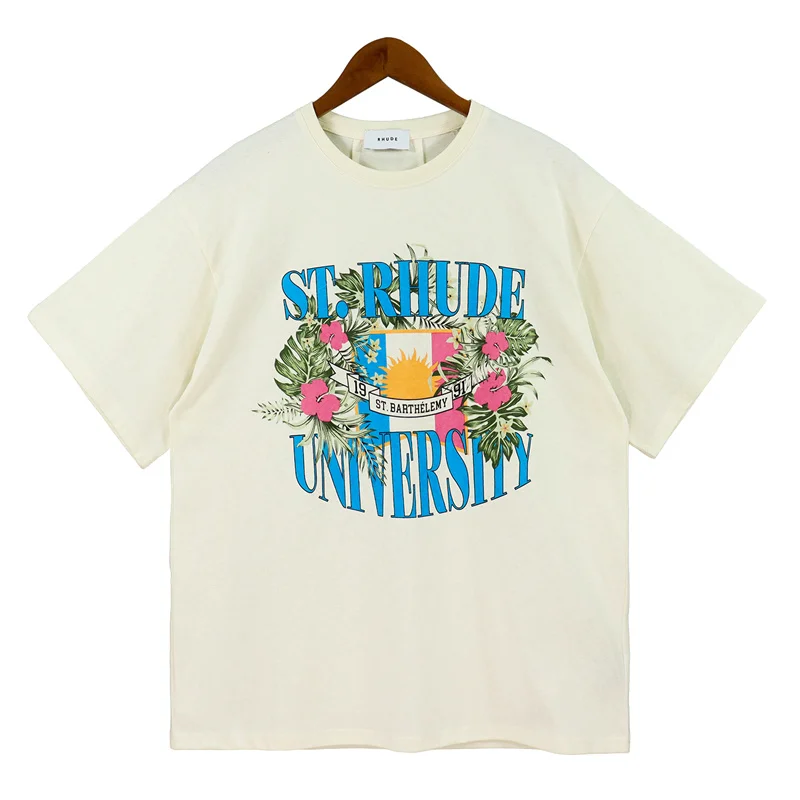 

Rhude Men's Logo Printed Short Sleeve T-Shirt