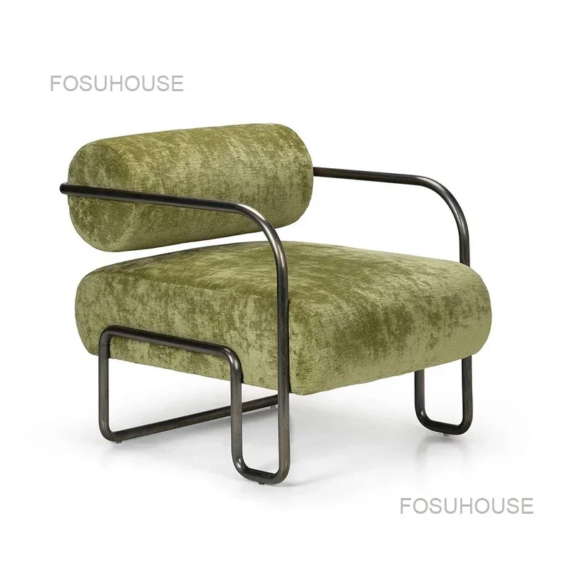 Современный свет роскошный железный диван для гостиной мебель дома тканевая