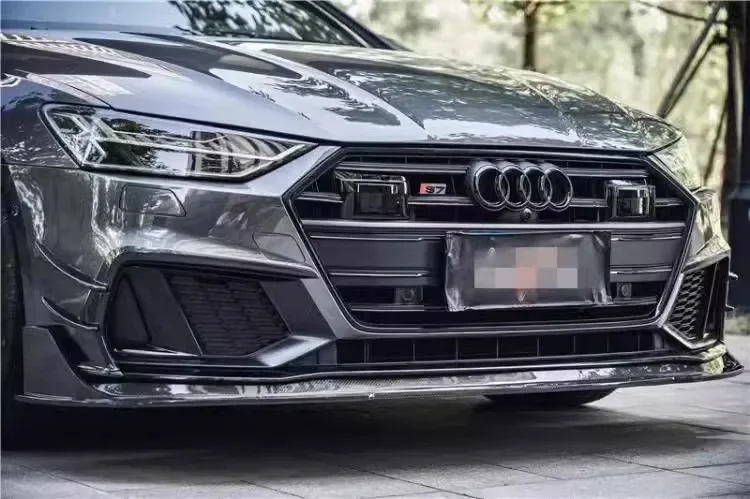 Высококачественный передний бампер из углеродного волокна для Audi A7 S7 2019-2023