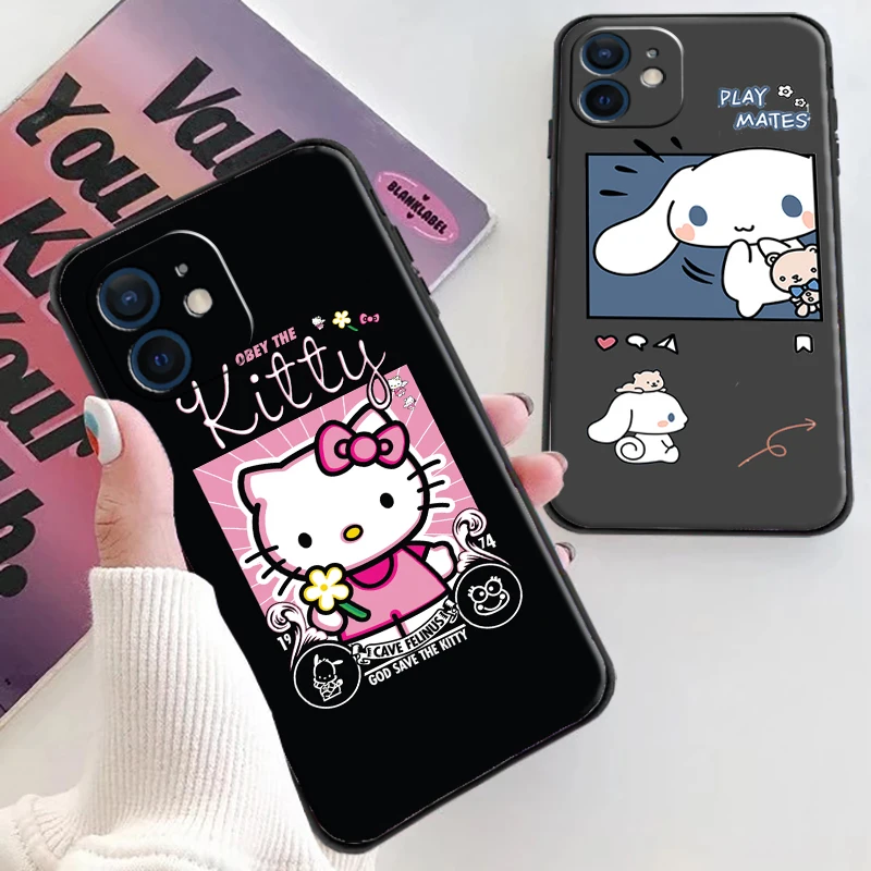 

Hello Kitty Kulomi Phone Cases For iPhone 7 8 SE2020 7 8 Plus 6 6s 6 6s Plus X XR XS MAX Coque Carcasa Back Cover Funda