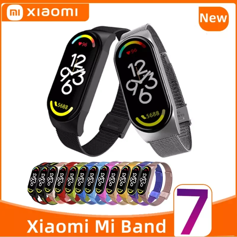 

Mi Band 7 Smart Bracelet 12 Color Screen Miband 7 Blood Oxygen Fitness Traker Bluetooth Waterproof Smart Band 7