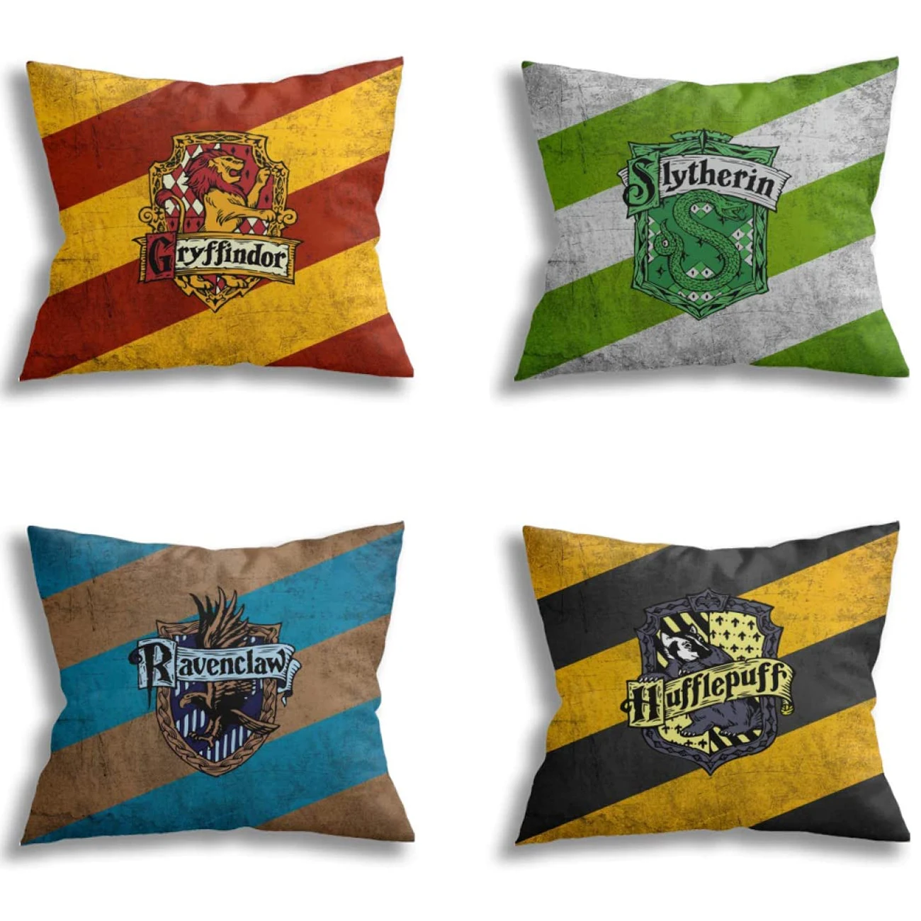 

4pcs Harr HogwartsSchool Po tte Pillowcase Throw Pillow Cover for Boy Double Bed Cushions Pillow cases for Bed Sofa Couch 18x18