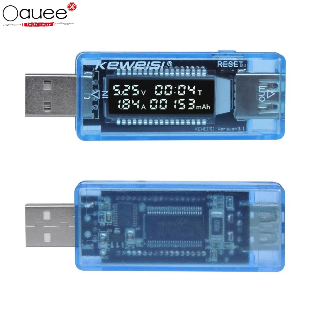 

USB Current Voltage Capacity Tester Volt Current Voltage Detect Charger Capacity Tester Meter Mobile Power Detector Battery Test