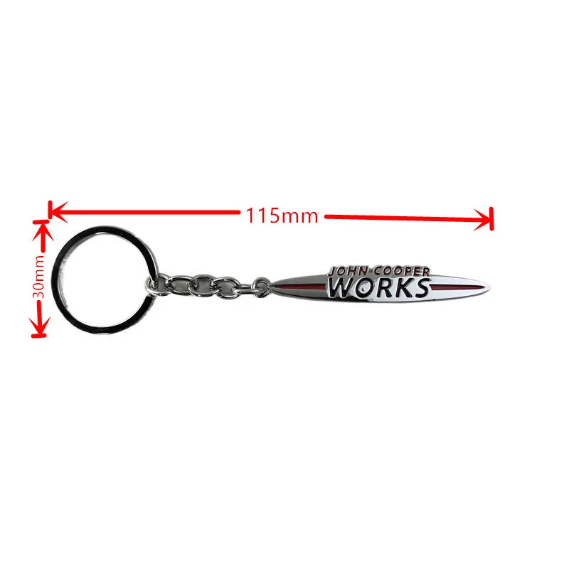 1 шт. брелок из цинкового сплава для ключей от автомобиля mini cooper countryman clubman куперы