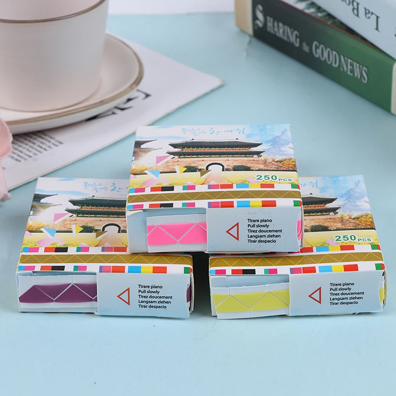

250pcs/box Self Adhesive Corner Scrapbook Environmental Protection PVC Photo Albums 9 Colors Direct Pumping Frame Picture Decor