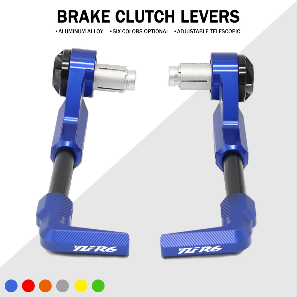 

2022 New Motorcycle Levers Guard Brake Clutch Handlebar Protector For YAMAHA YZF-R6 All Years Handle Bar Motor CNC Aluminum
