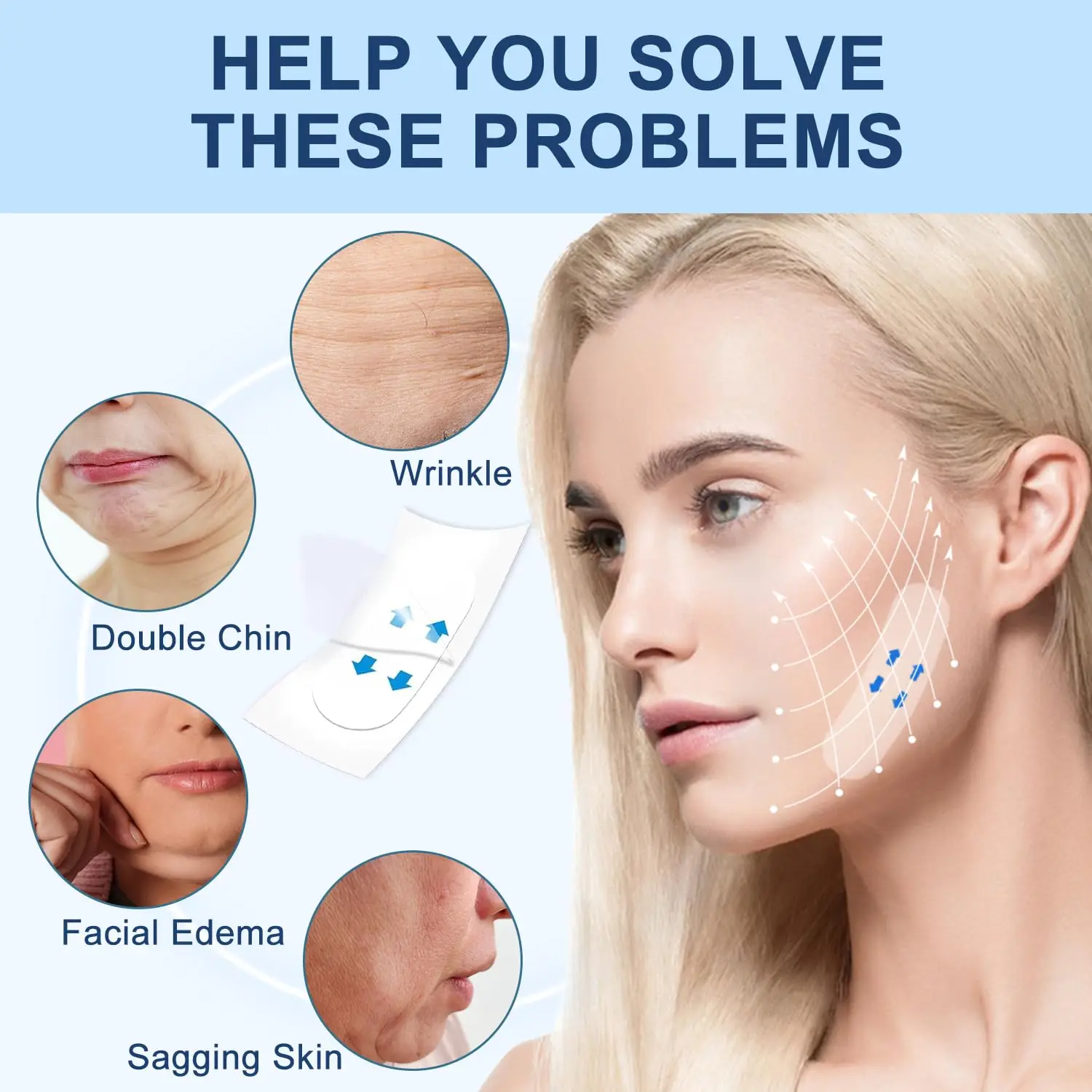 120 шт. водостойкая лента для подтяжки лица