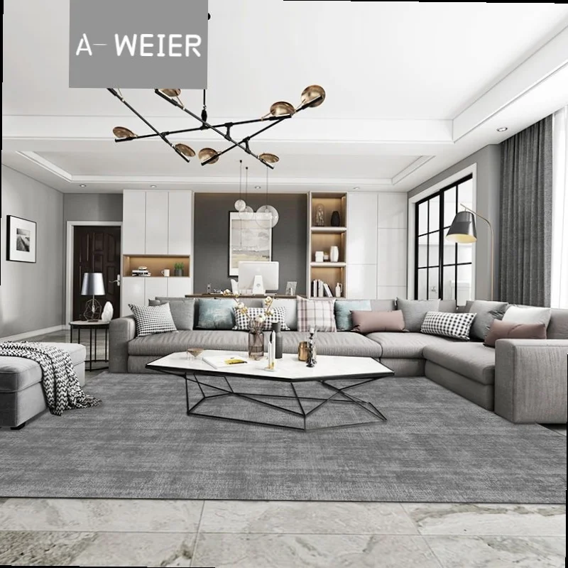 

Real Nordic Style High-quality Living Room Carpet Modern Minimalist 3D Crystal Mat Coffee Sofa Velvet Table Bedroom Rug Washable