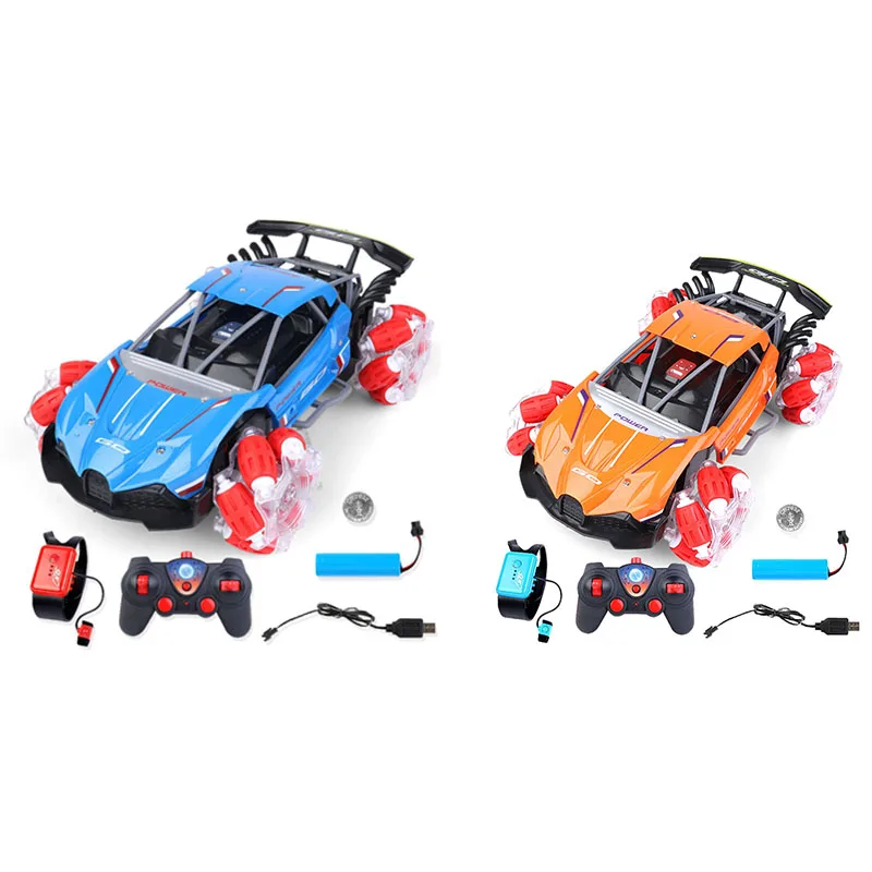 

2.4Ghz Remote Climbing Control Stunt Car Gesture Sensing Twisting Off-Road Vehicle Light Drift Dancing Side Car