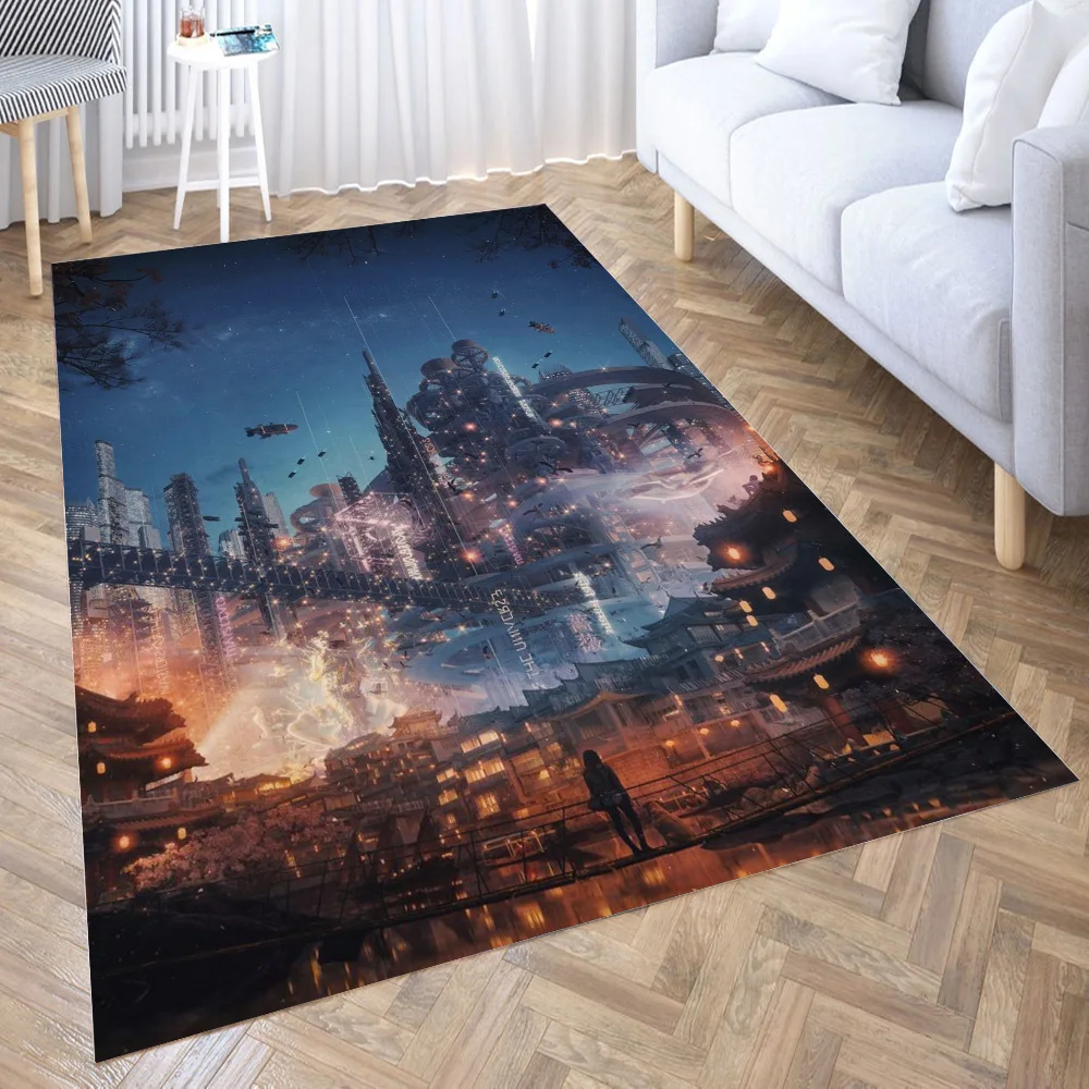 

FIREFLIES Carpet for Living Room Rug Children Bed Room Floor Carpets Window Bedside Home Decor Rugs Mat