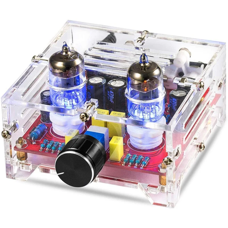 

Hifi Fever 6J1 Tube Preamp Amplifier Board Dual Channel Class A Volume Control Adjustment Tone Preamplifier Board