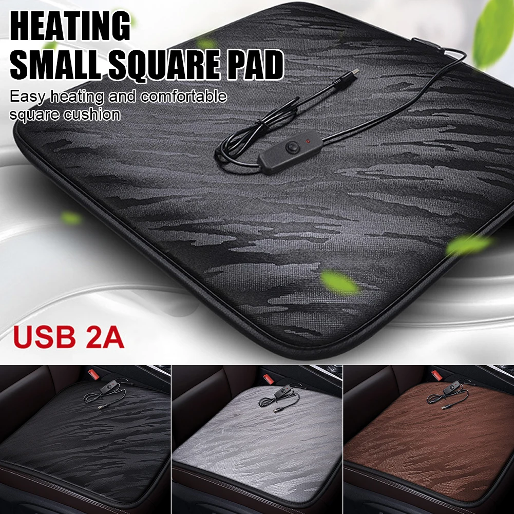 

Универсальная подушка для автомобильного сиденья с подогревом, подогрев пассажирского сиденья с питанием от USB, подушка с электрическим по...