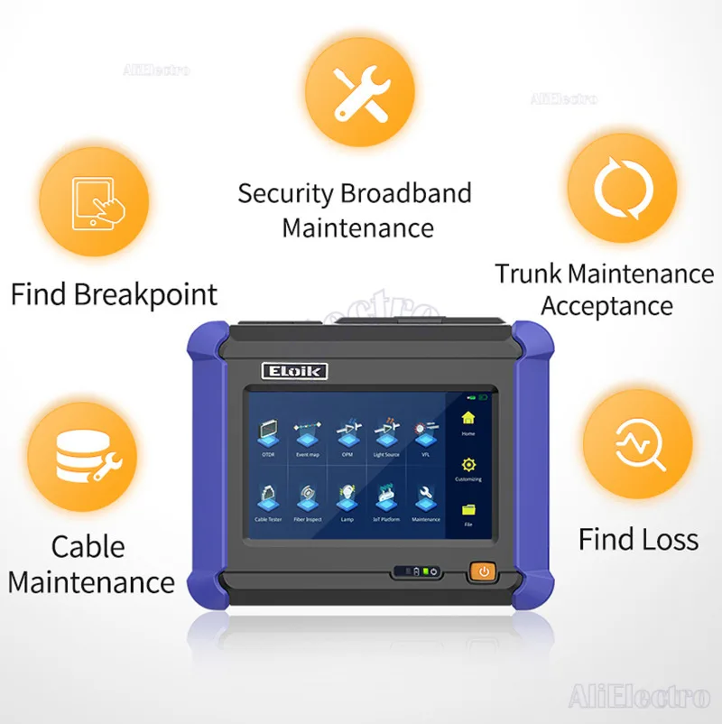 Мини-рефлектометр высокой плотности 1550 нм 22 дБ