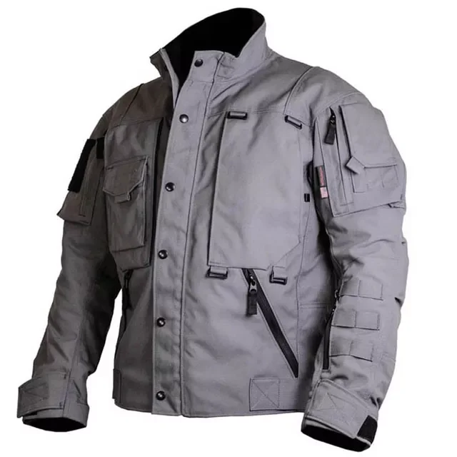 

NEW 2023 Tactical Jacket Men High Quality Military Scratch-resistant Cargo Jackets Male Special Agent Outdoor Hunting Combat Coa
