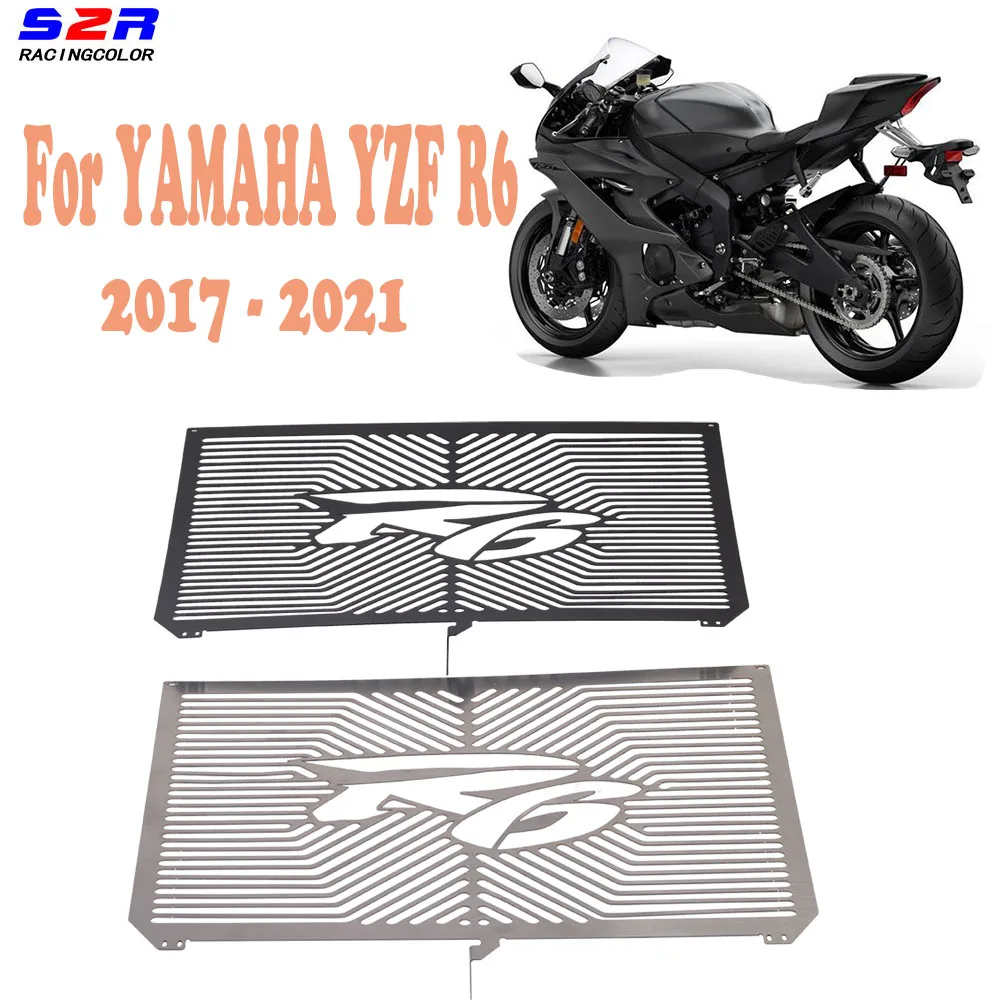 

Motorcycle Radiator Protector for YAMAHA YZF R6 YZFR6 2017 - 2021 Grille Grill Guard Protector Water Cooler Cover Accessories
