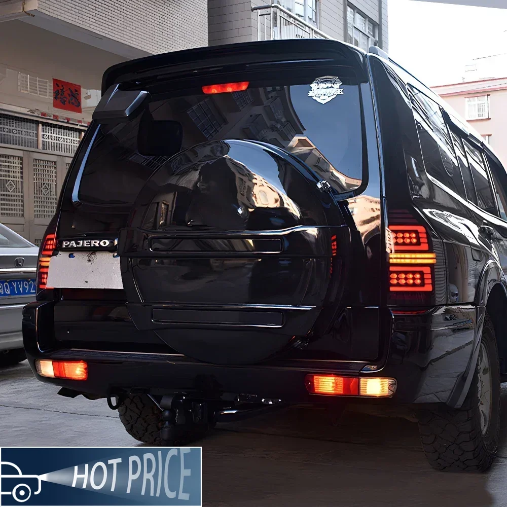 Для Mitsubishi Pajero V73 2004-2014 авто задние фонари обновление динамический сигнальный светильник аксессуары светодиодные автомобильные задние фонари в сборе (art.: 3920ccb6abc70) - 3920ccb6abc70