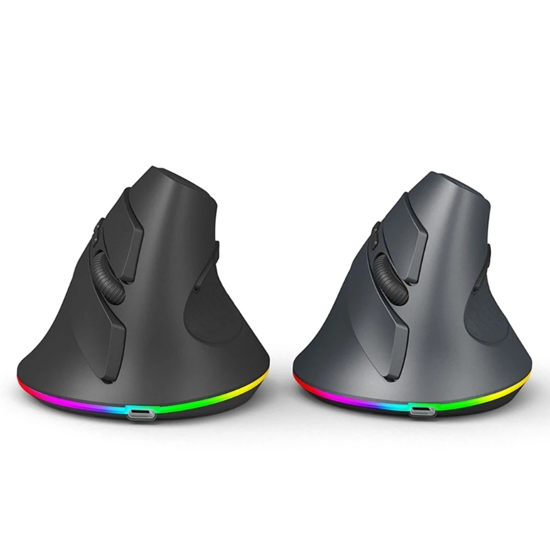 

Rechargeable 2.4GHz Wireless Three-Modes Vertical Ergonomic Optical Mouse