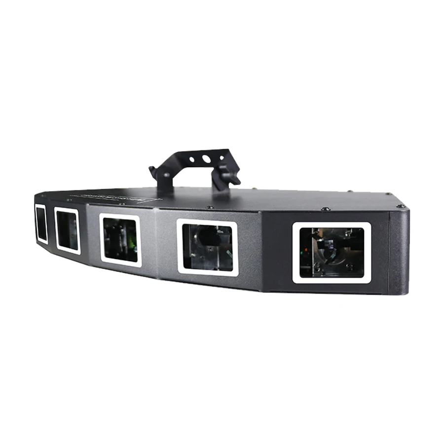 Мощная система лазерного шоу RGBWY с шестью отверстиями сценическое украшение для