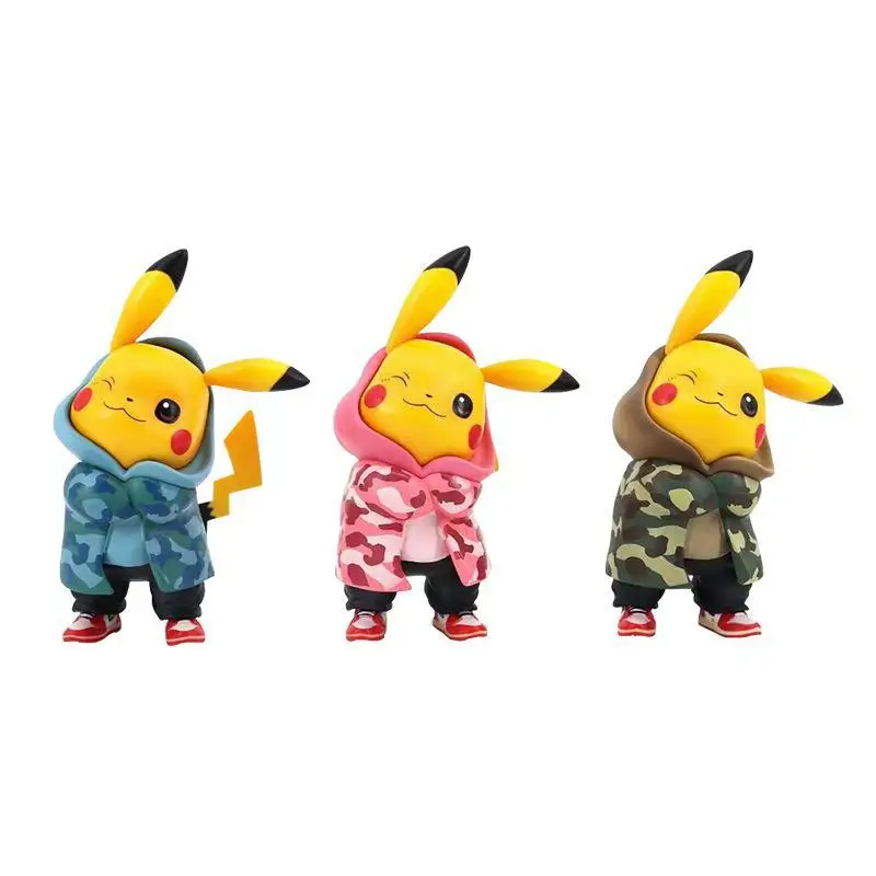 

Pokemon GK Camouflage Clothing Pikachu Hand Office Trendy Clothes Trendy Pet Elf Doll Model Decoration Gift