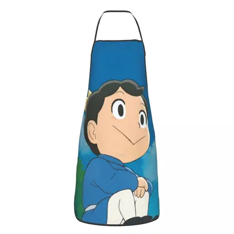 Ousama Ranking Of Kings Apron Unisex Waterproof Garden Bib Kawaii Bojji Cuisine Cooking Baking Household Cleaning Tablier