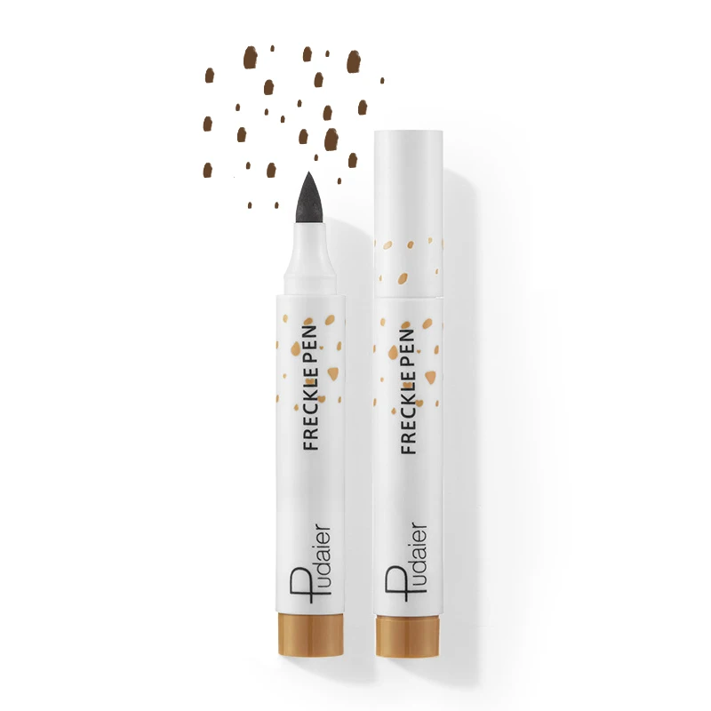Натуральная Реалистичная ручка для веснушек 1 шт. мягкая коричневая
