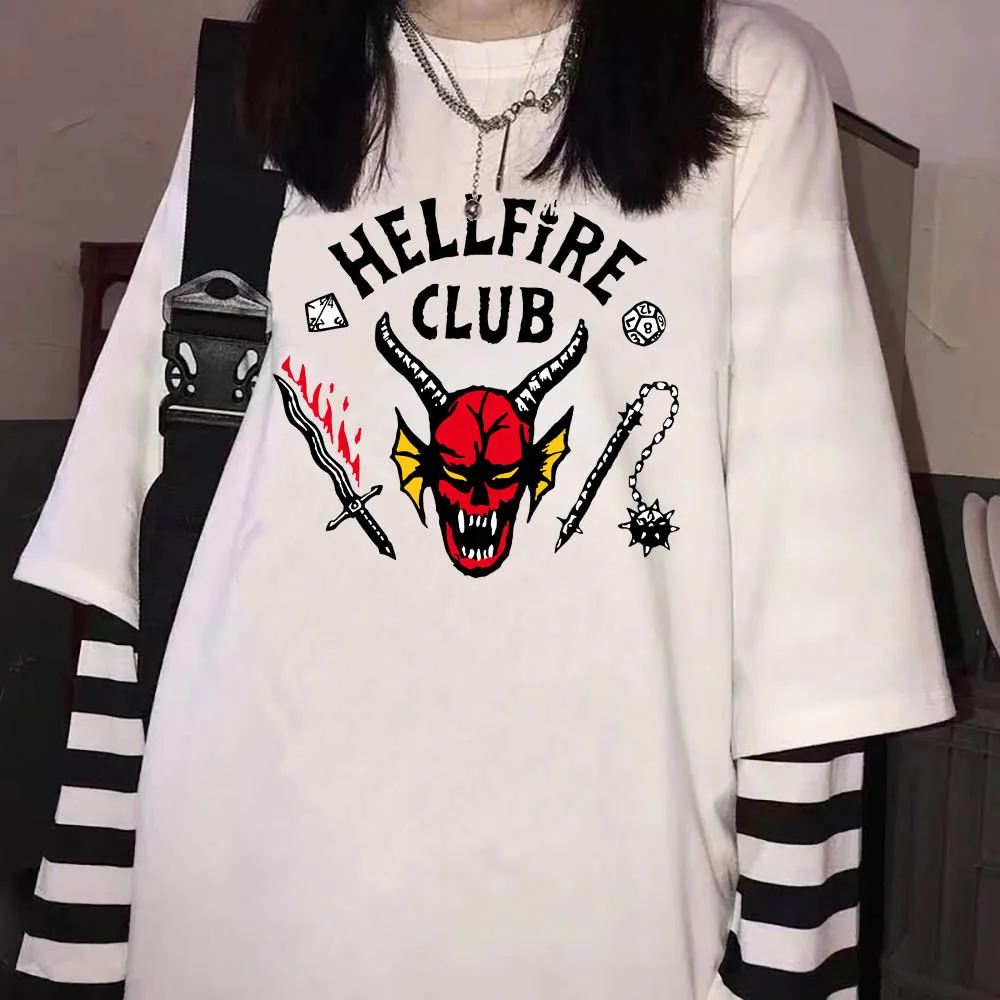 

2022 Long Sleeve Stranger Things 4 T Shirt Women/Men T Shirt Harajuku Oversized T Shirt Fall Gothic Fun T Shirt Clothes Unisex