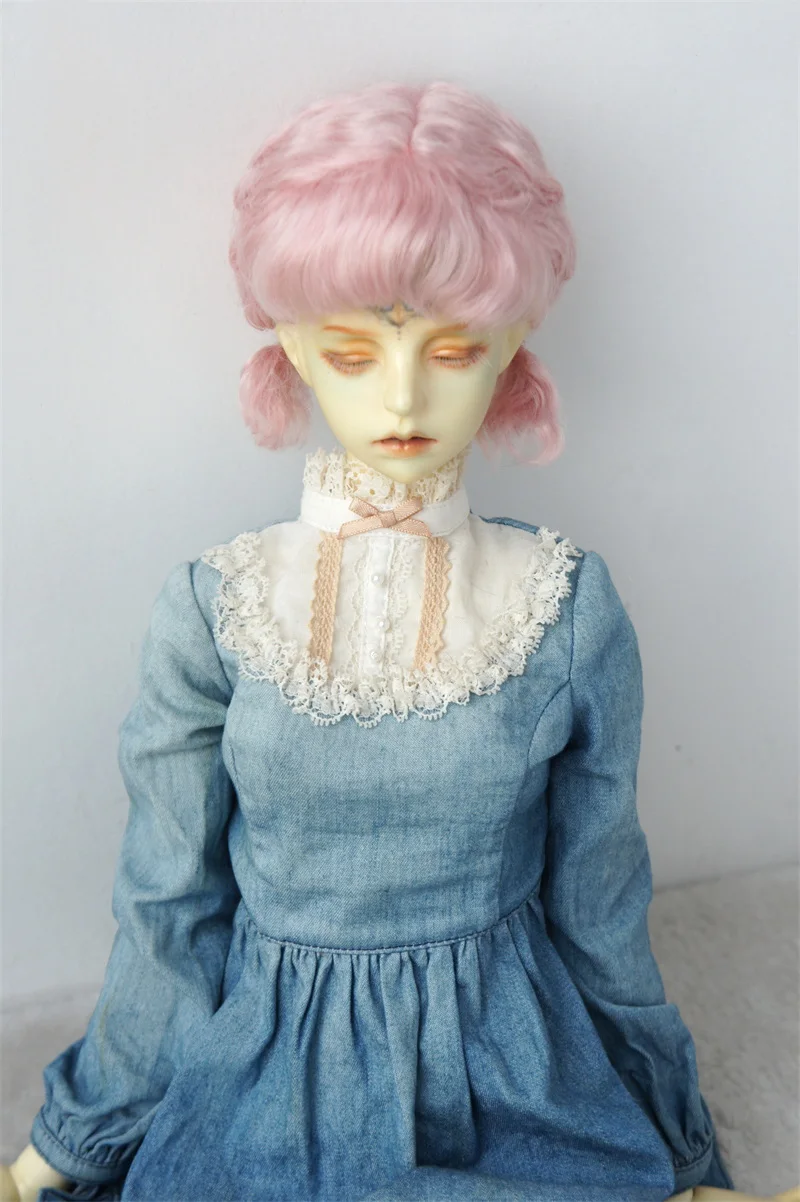 JD736 Все размеры Новое поступление BJD мохеровый парик OB11 YOSD MSD SD Blythe Twin Braids Короткие