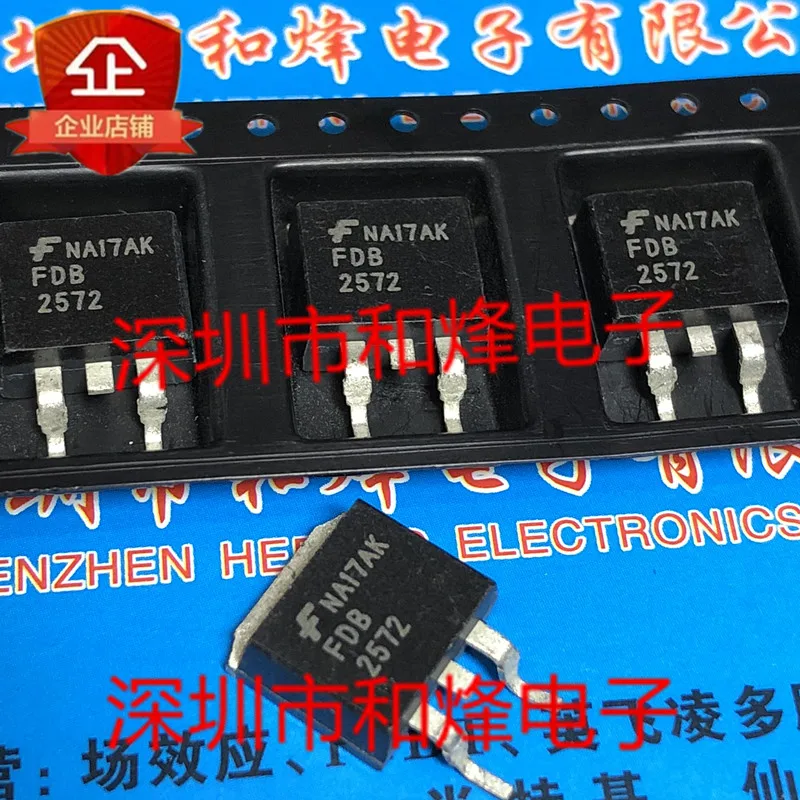 

Free shipping FDB2572 TO-263 150V 29A 10PCS