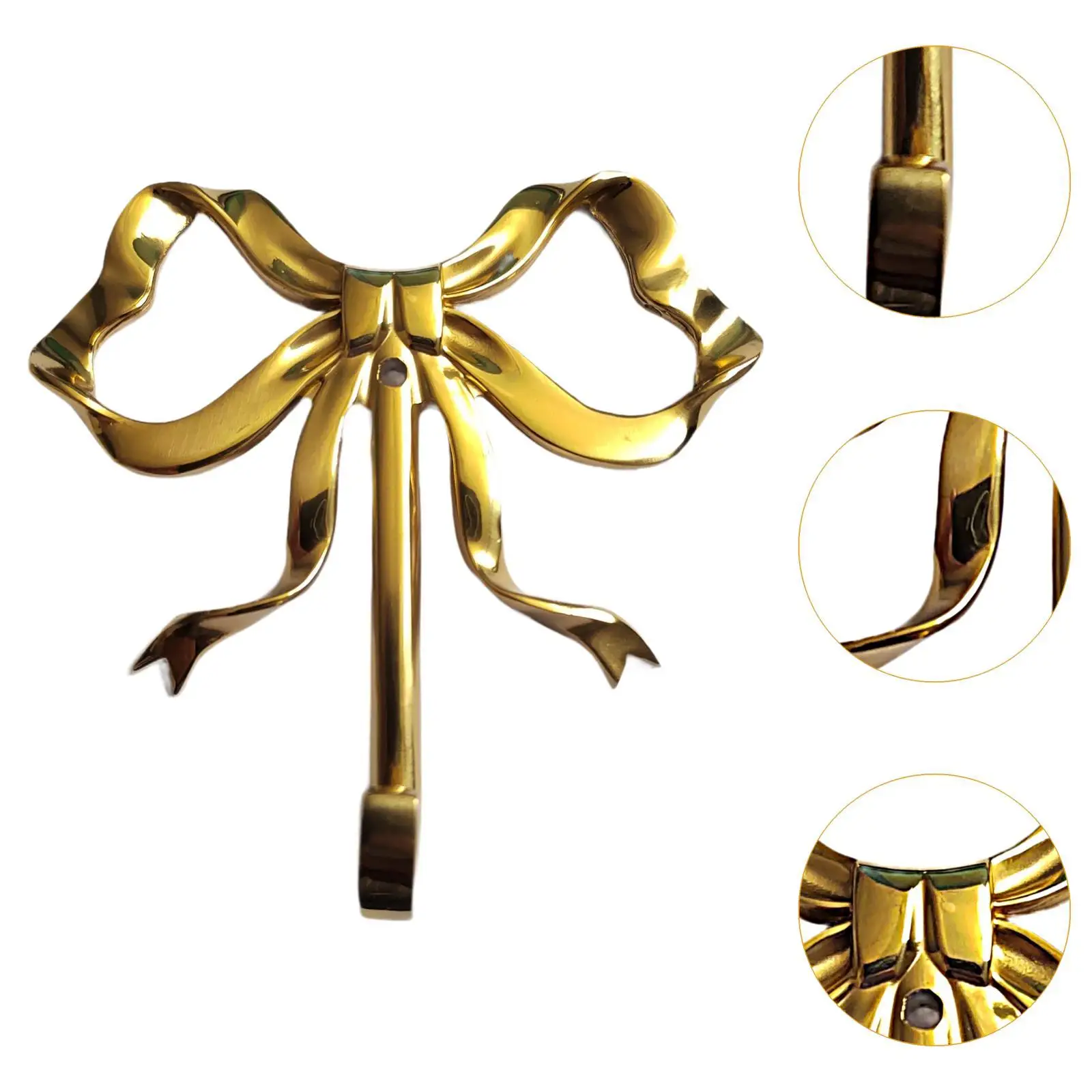 3 шт. настенные крючки с узлом-бабочкой художественные вешалки модный декор для