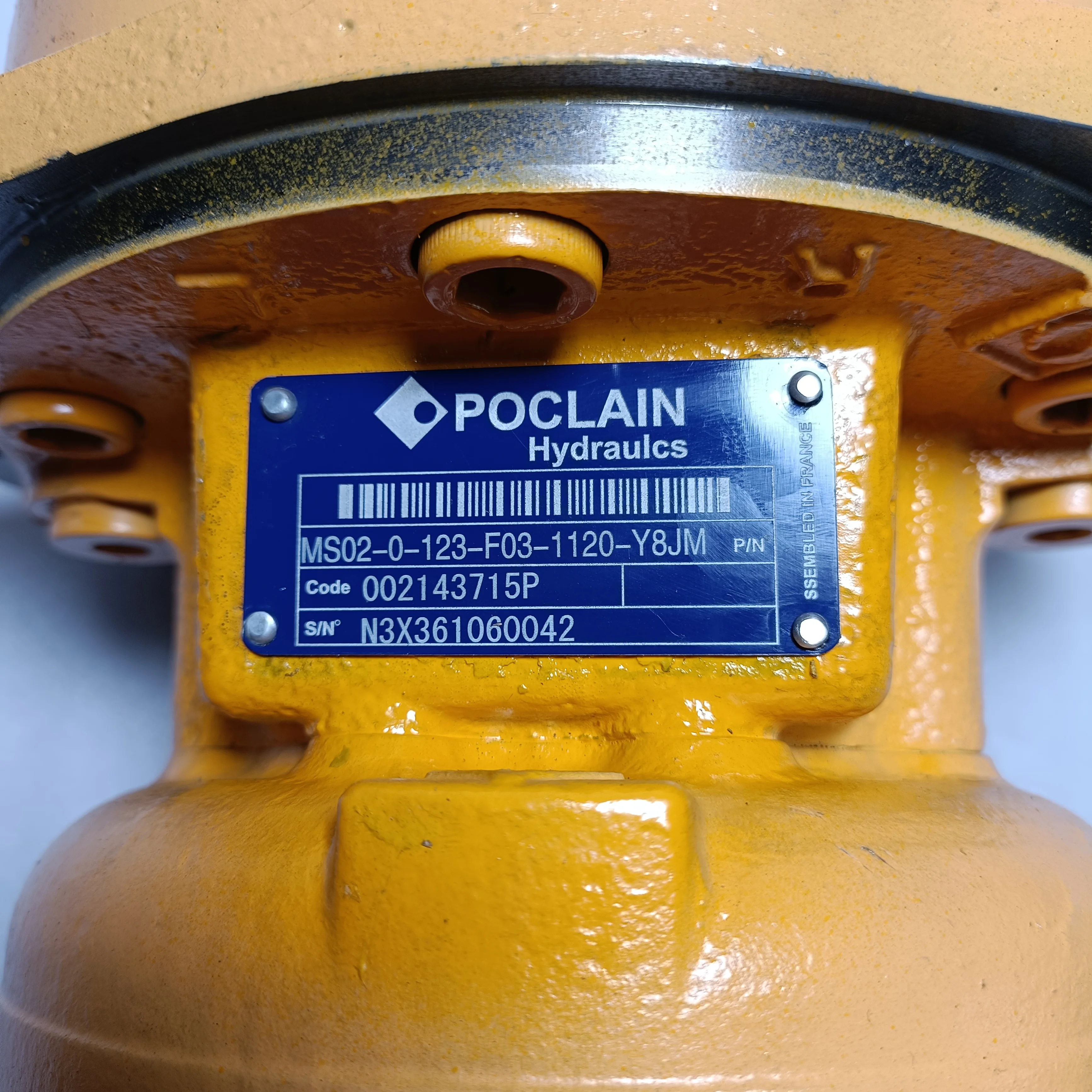 Гидравлический двигатель Poclain MS MS02 MS05 MS08 MS11 MS18 MS25 Гидравлическое приводное колесо