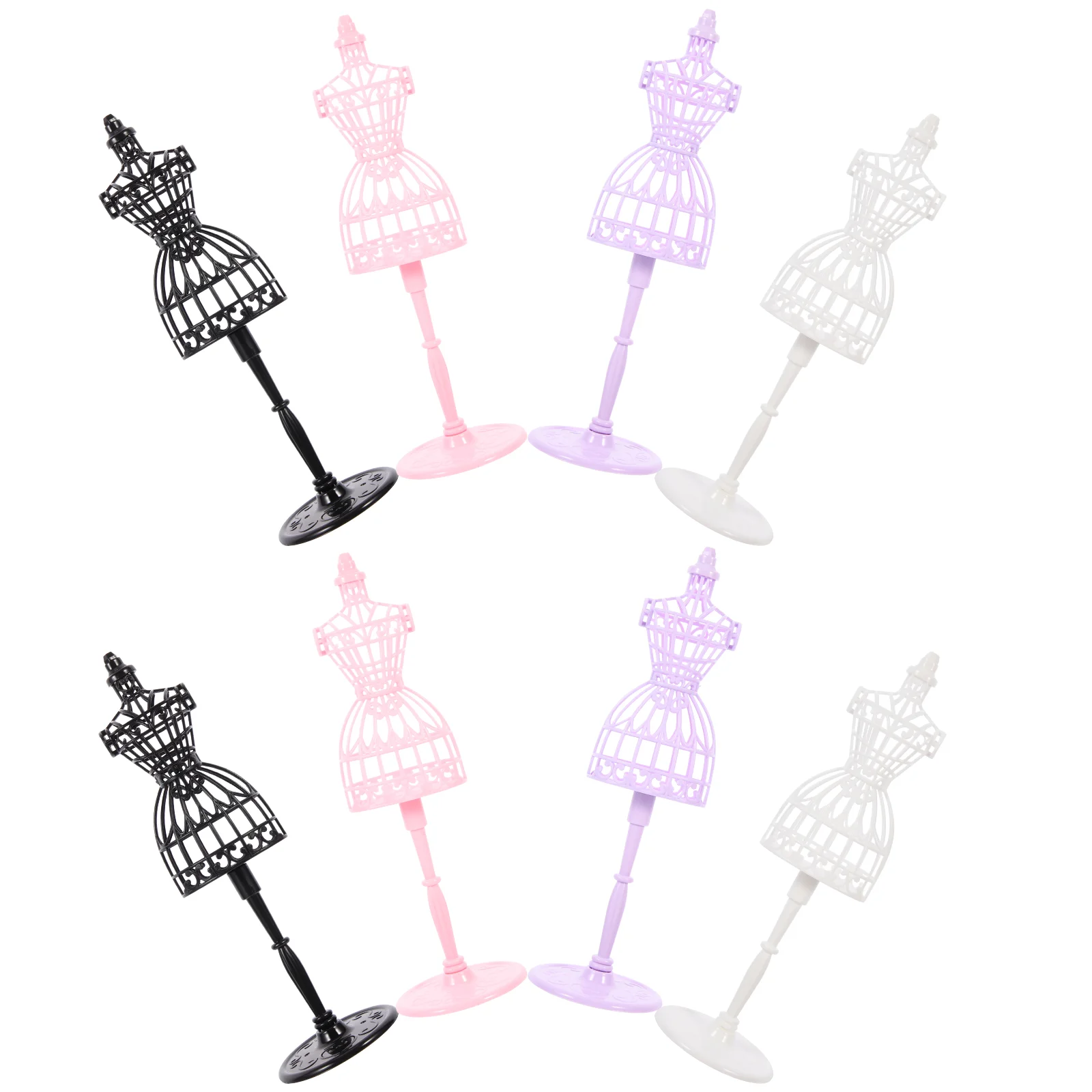 

8 шт., Женский пластиковый манекен для одежды