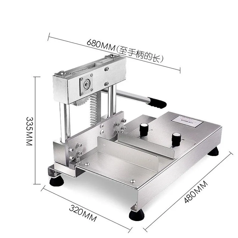

Manual Spare Ribs Meat Cutting Machine Household Stainless Steel Small Bone Cutting Machine Chicken and Lamb Chops