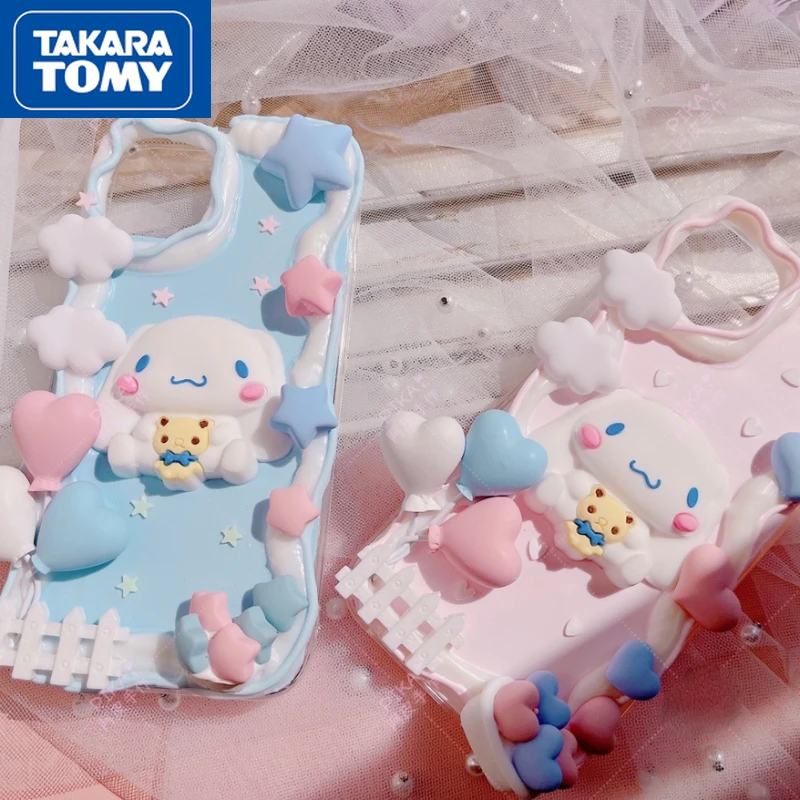 

TAKARA TOMY Hello Kitty for IPhone13 Pro 13 Pro Max Cartoon Phone Case for IPhone12 Pro Max 11 Por Max XR Cream Protective Cover