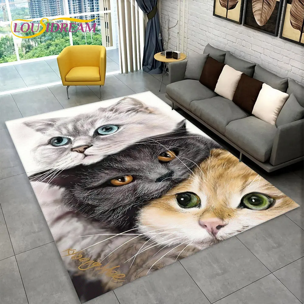 

3D мультяшный ковер с кошкой LOUSIDREAM