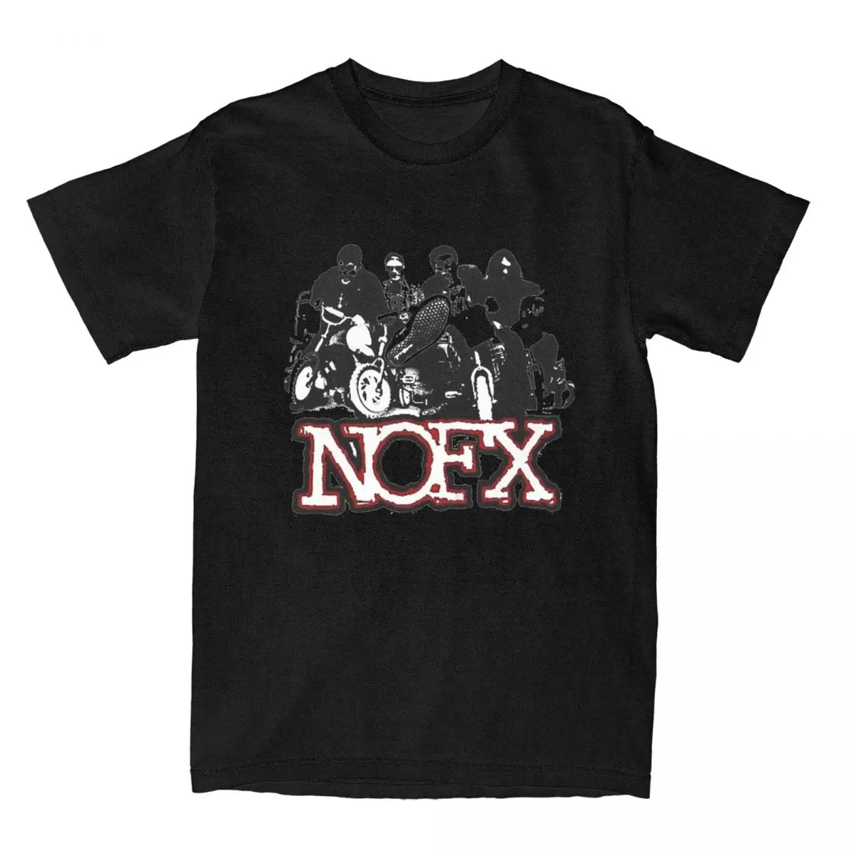Рубашка в стиле панк Nofx Band для мужчин и женщин 100% хлопок потрясающая футболка